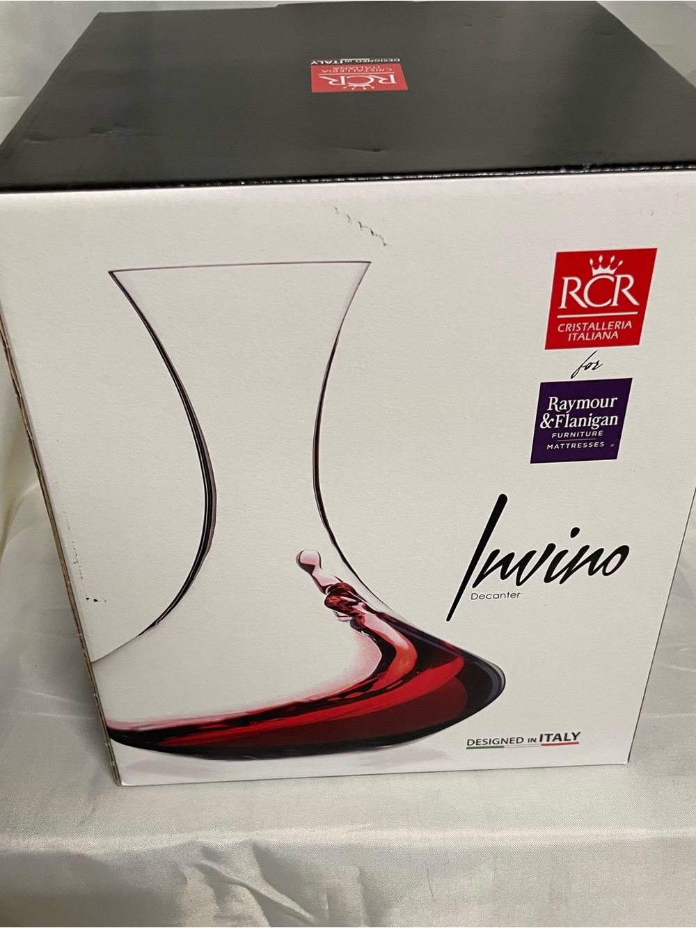 Invino Glass Decanter - Clear Crystal